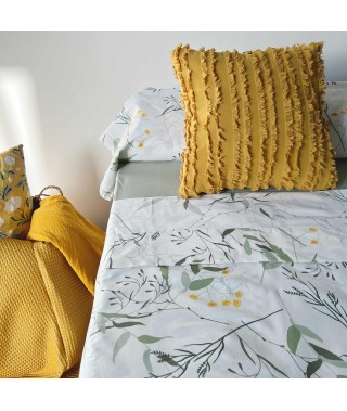 Juego de sábanas estampado floral. Sábanas de algodón estampado colorido floral. Set de sábanas de algodón.